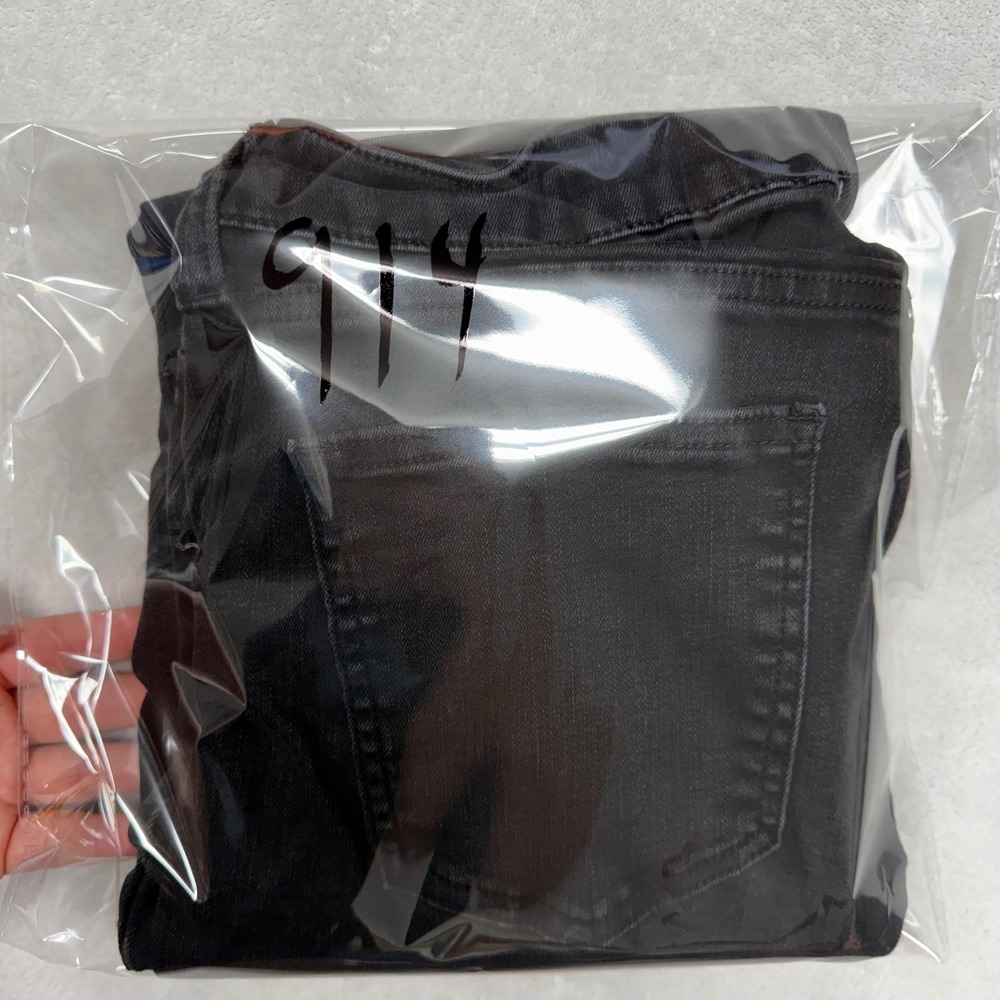Pistola Skinny Jeans Womens 31 Black Faded High Rise Stretch P6731BEM-SBK - Picture 12 of 12